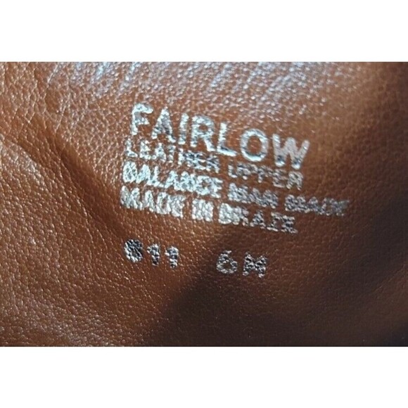 Steven by Steve Madden Fairlow Heeled Cognac Chunky Bootie Strap women Sz 6 EUC! - Picture 11 of 12